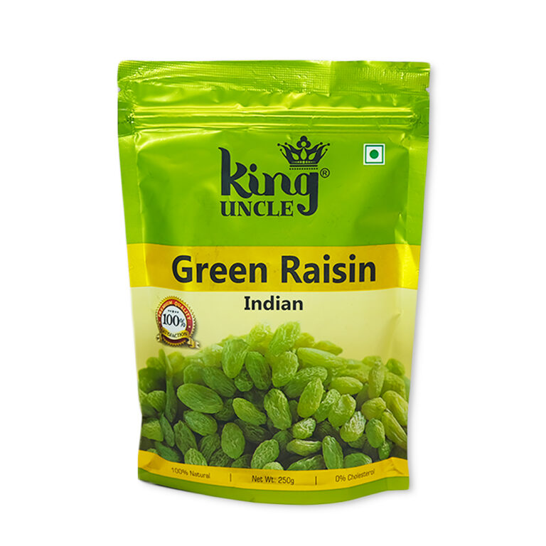 100% Natural Organic King Unce Dried Green Raisns / Green Kishmish – 250 gm by buy rashan